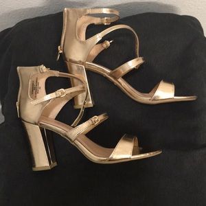 Steve Madden high heel pumps gold